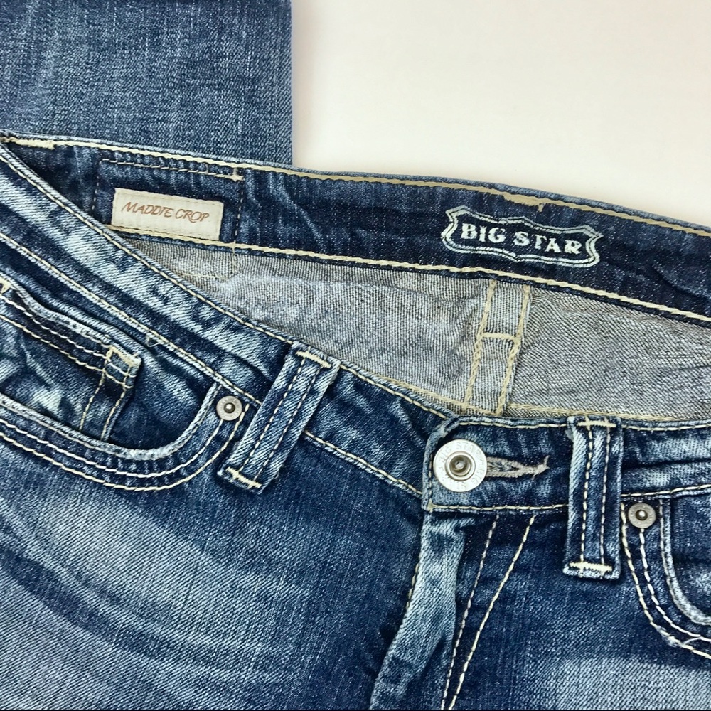 Big Star Maddie Crop Celine size 27 - Picture 2 of 5